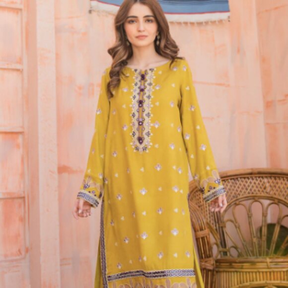 Cross Stitch Kurti - S - Picture 1 of 2